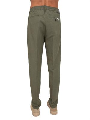 Pantalone Picasso Siviglia uomo misto viscosa e lino verde in UOMO