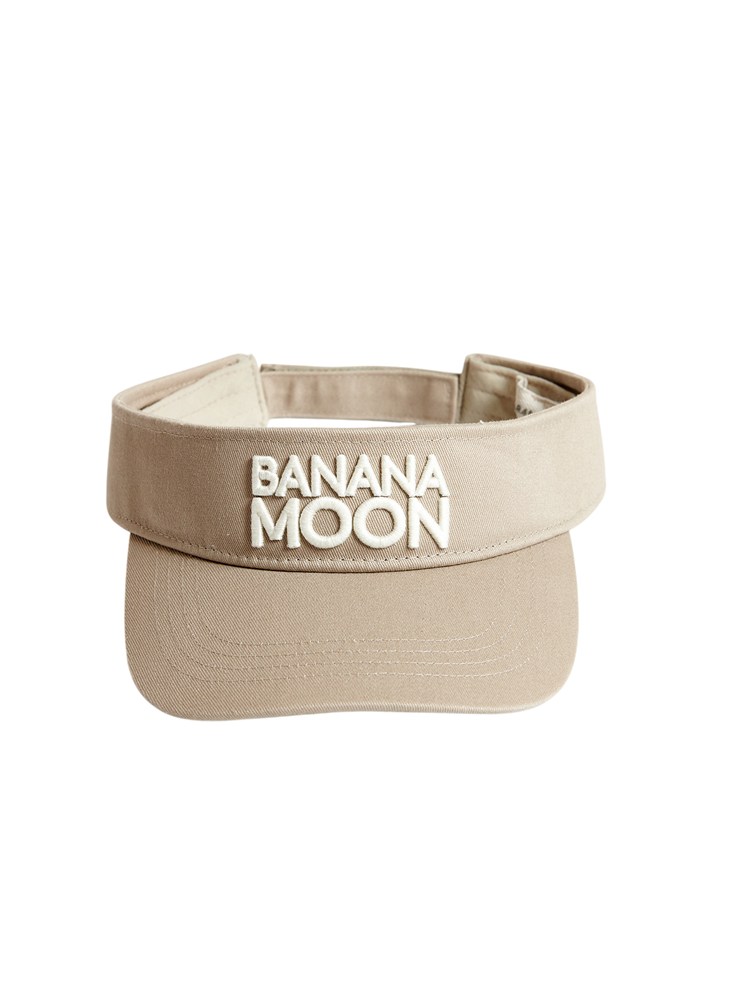 Visiera Banana Moon in cotone tortora