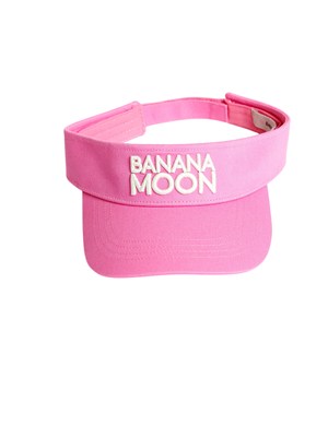 Visiera Banana Moon in cotone fucsia in DONNA