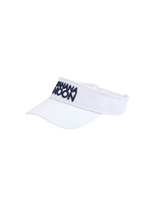 Visiera Banana Moon in cotone bianco in DONNA
