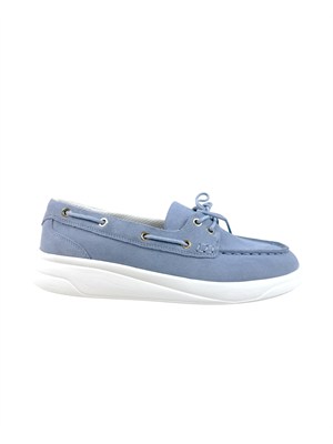 Mocassini celesti Liu Jo donna in suede in DONNA