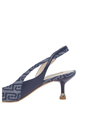 Slingback Liu Jo donna in denim jacquard in DONNA