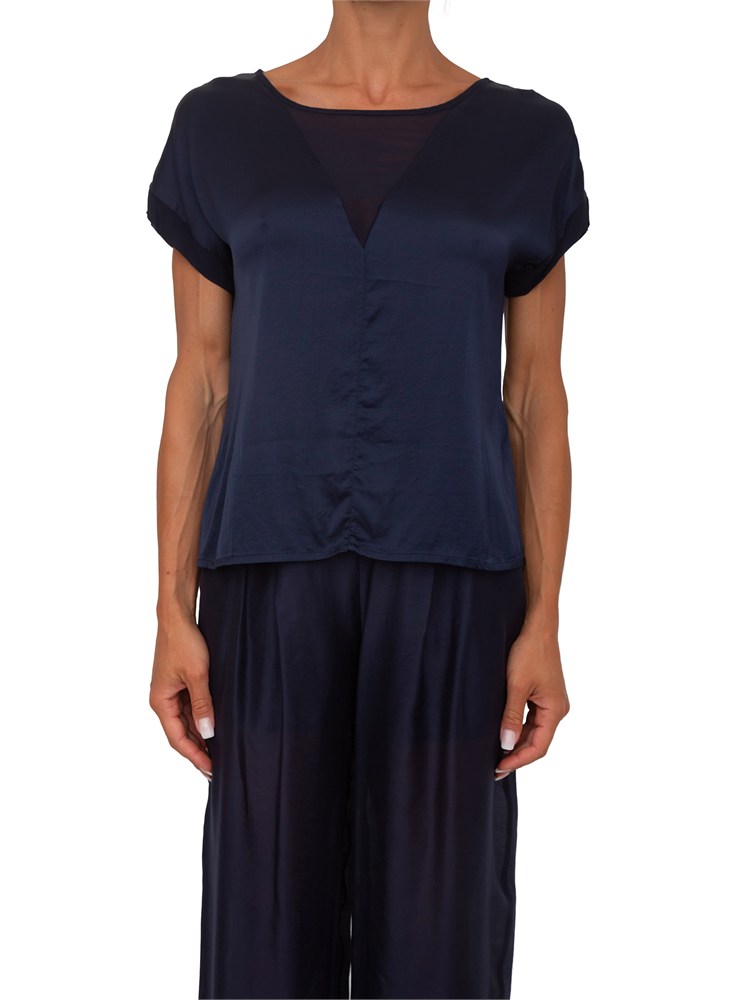 Blusa Clinton Kocca in viscosa blu