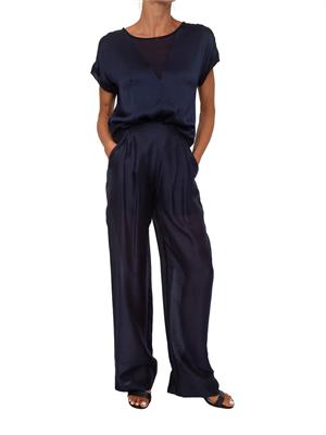 Blusa Clinton Kocca in viscosa blu in DONNA
