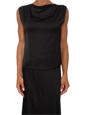 Blusa Cindeo Kocca in viscosa nera in DONNA