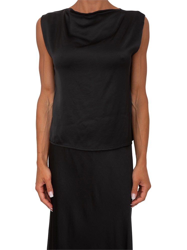 Blusa Cindeo Kocca in viscosa nera