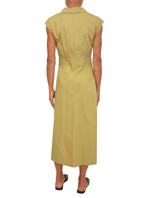 Abito midi Reimund Kocca misto cotone verde in DONNA