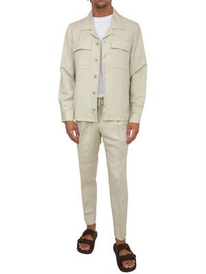 Camicia overshirt beige Antony Morato lino e cotone in UOMO