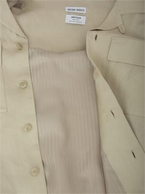 Camicia overshirt beige Antony Morato lino e cotone in UOMO