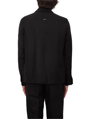 Camicia overshirt nera Antony Morato lino e cotone in UOMO