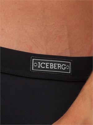 ICEBERG BEACHWEAR Costume slip uomo Iceberg in tessuto nero in UOMO