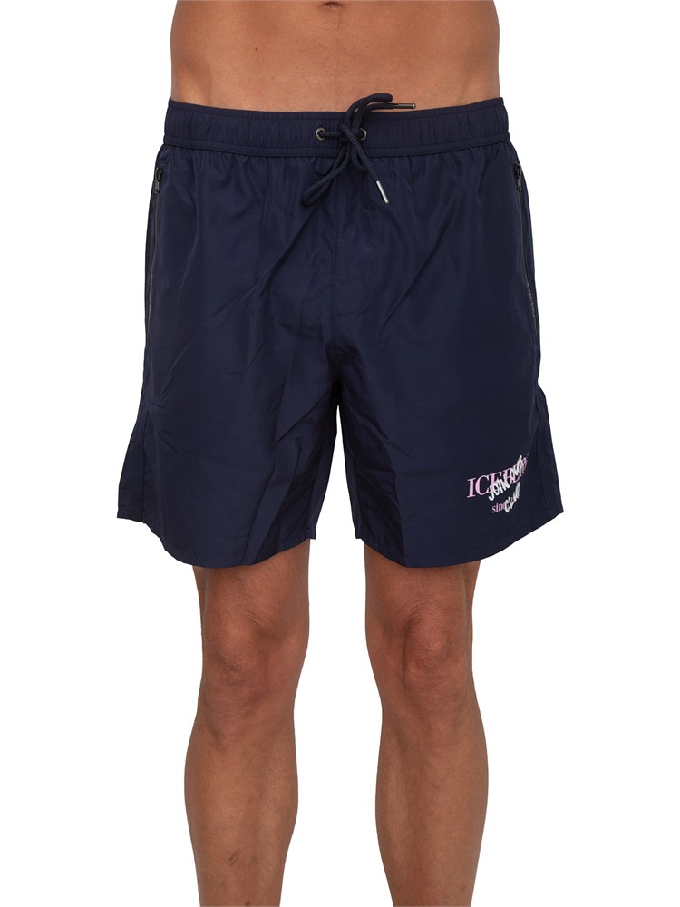 Costume boxer blu Iceberg beachwear uomo