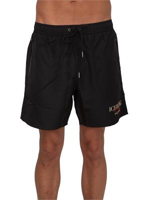 Costume boxer nero Iceberg beachwear uomo in UOMO