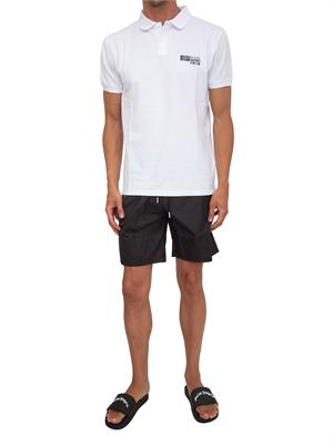 Polo uomo Plein Sport Swim in cotone bianco in UOMO