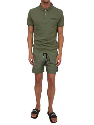Polo uomo Plein Sport Swim in cotone verde in UOMO