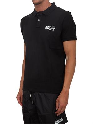 Polo uomo Plein Sport Swim in cotone nero in UOMO