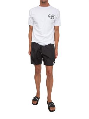 T-shirt bianca Plein Sport Swim uomo con maxi stampa dietro in UOMO