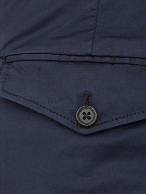 Pantaloni Corneliani in cotone stretch blu in UOMO