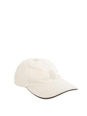 Cappello baseball avorio Corneliani in UOMO