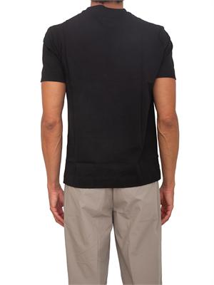 T-shirt Emporio Armani uomo in cotone nero in UOMO