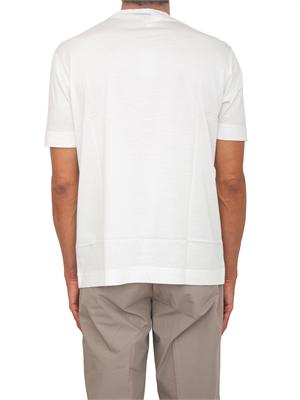 T-shirt Emporio Armani uomo bianca con stampa in UOMO