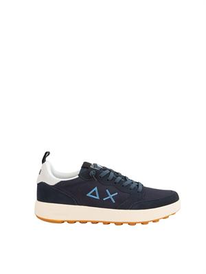 Sneakers Genius SUN68 in nylon e suede blu in UOMO