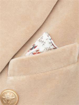 Giacca donna doppiopetto Circolo 1901 in velluto beige in DONNA