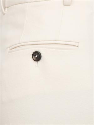 Pantalone donna Circolo 1901 felpa cashmere bianco avorio in DONNA