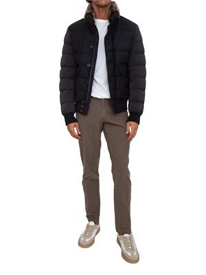 Pantaloni Aviator 301 Trussardi in gabardina tortora in UOMO