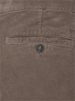 Pantaloni Aviator 301 Trussardi in gabardina tortora in UOMO