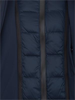 Giaccone Trussardi uomo in nylon waterproof blu in UOMO