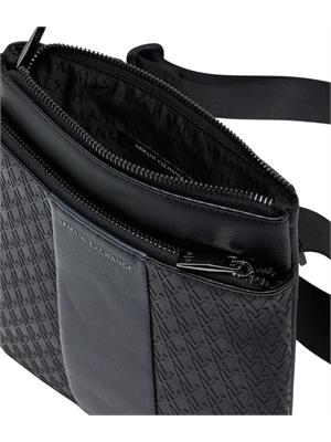 Borsello Armani Exchange uomo ecopelle grigia in UOMO