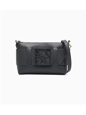 Borsa Armani Exchange donna ecopelle nera in DONNA