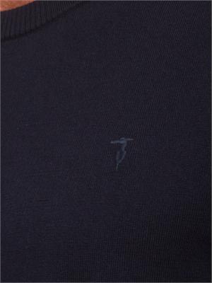 Maglia Trussardi uomo in pura lana blu in UOMO
