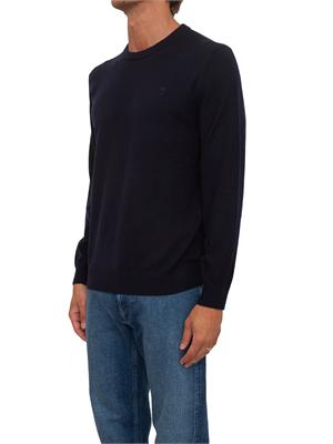 Maglia Trussardi uomo in pura lana blu in UOMO