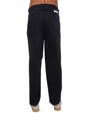 Pantaloni Margutta Briglia in cotone blu in UOMO