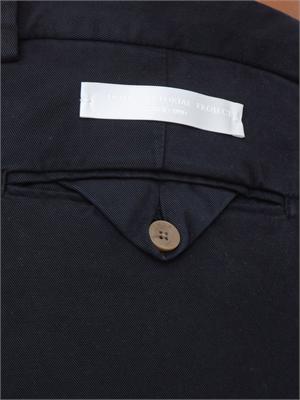 Pantaloni Margutta Briglia in cotone blu in UOMO