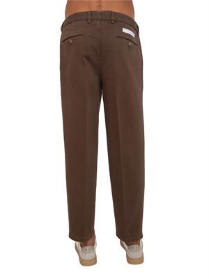 Pantalone Manhattan Briglia 1949 in cotone marrone in UOMO