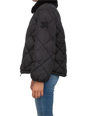 Piumino Ermanno Firenze in nylon superlight nero in DONNA