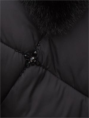 Piumino Ermanno Firenze in nylon superlight nero in DONNA