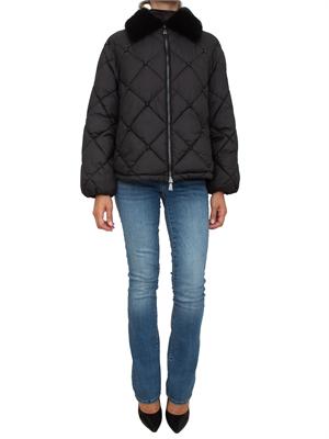 Piumino Ermanno Firenze in nylon superlight nero in DONNA