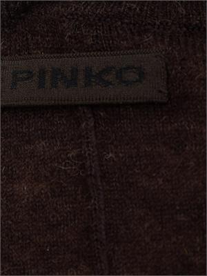 Abito Leningrado Pinko in lana merino e alpaca marrone in DONNA