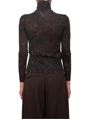 Maglia dolcevita Brendola Pinko in misto lana camouflage in DONNA