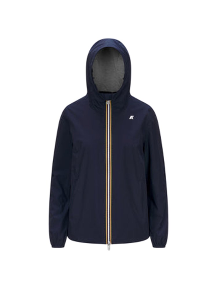 Giubbino Marguerite K-Way donna in tessuto blu
