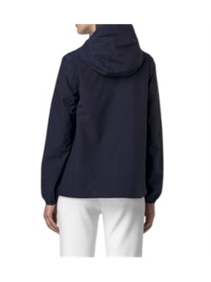 Giubbino Marguerite K-Way donna in tessuto blu in DONNA