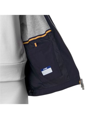Giubbino Marguerite K-Way donna in tessuto blu in DONNA