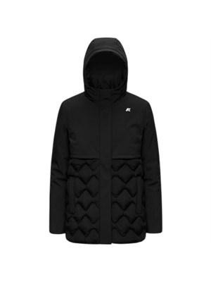 Giubbino imbottito Siphane K-Way donna in tessuto nero in DONNA