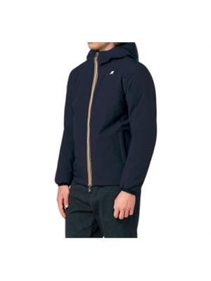 Giubbino reversibile Jack K-Way waterproof blu/khaki in UOMO