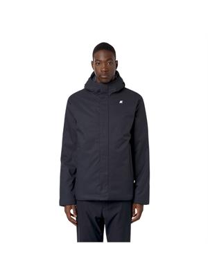 Giubbino Jacko K-Way uomo in tessuto blu in UOMO