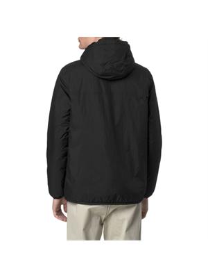 Giubbino Claude K-Way in nylon ripstop nero in UOMO